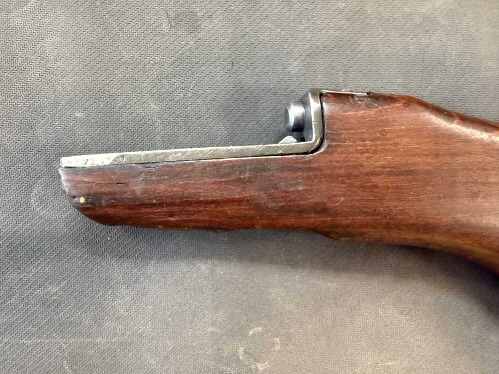 Lot of 2 UZI SMG wood butt stocks -img-2