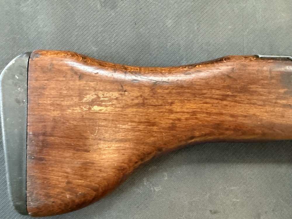 Lot of 2 UZI SMG wood butt stocks -img-5