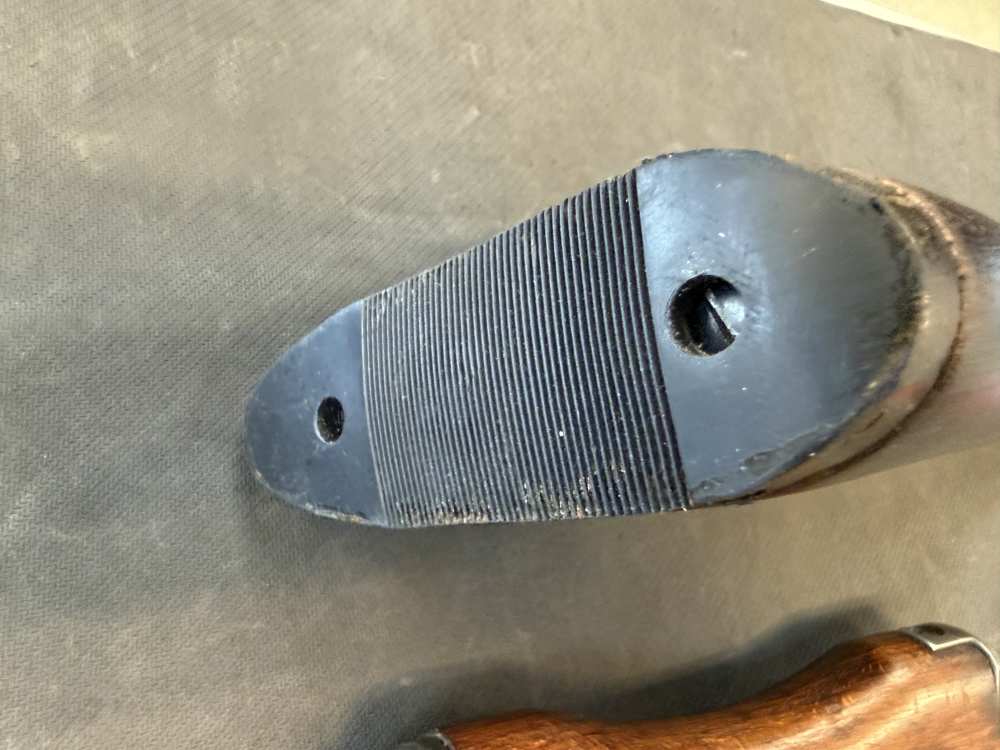 Lot of 2 UZI SMG wood butt stocks -img-18