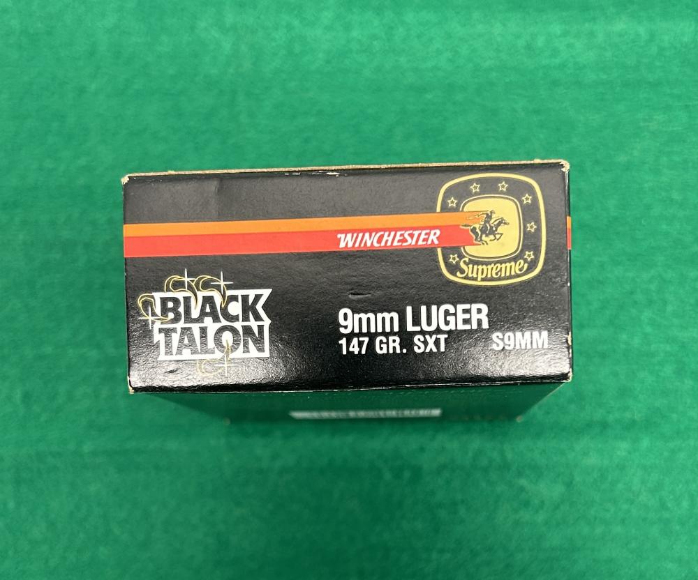 Winchester Black Talon 9mm Luger 147 GR SXT Ammunition *PENNY AUCTION*-img-1