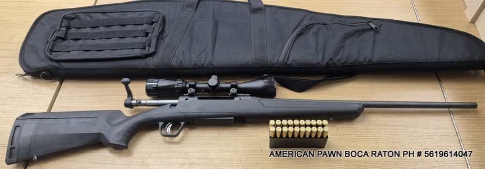Savage Arms Axis 30-06  BUSHNELL SCOPE , SOFT CASE, 20 RD'S AMMO ALL INCLUD-img-1