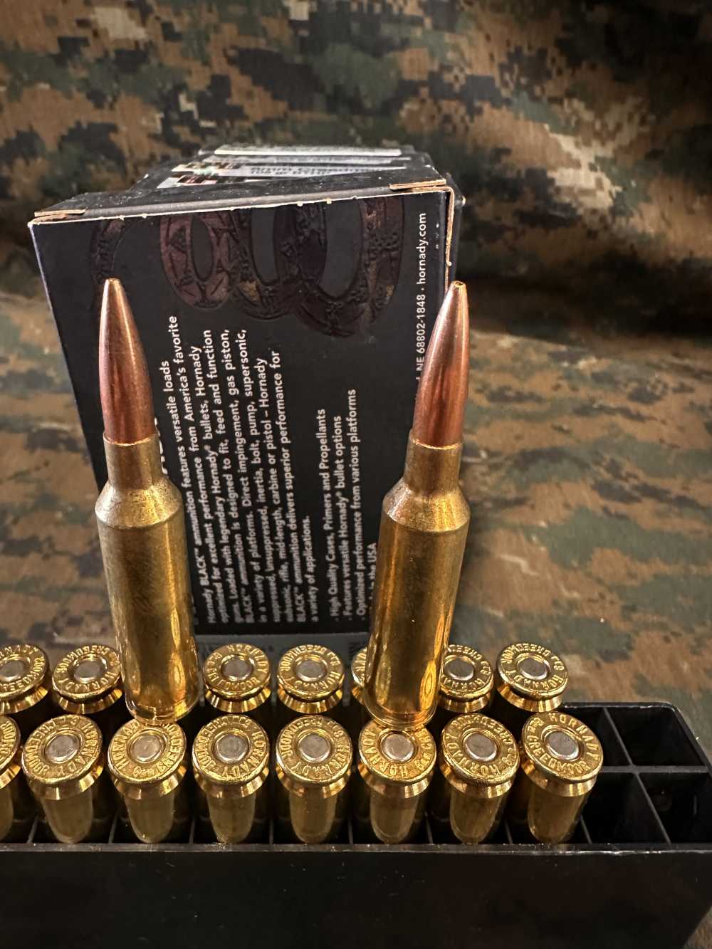 HORNADY 6MM CREEDMOOR 105GR BTHP BLACK AMMO-img-1