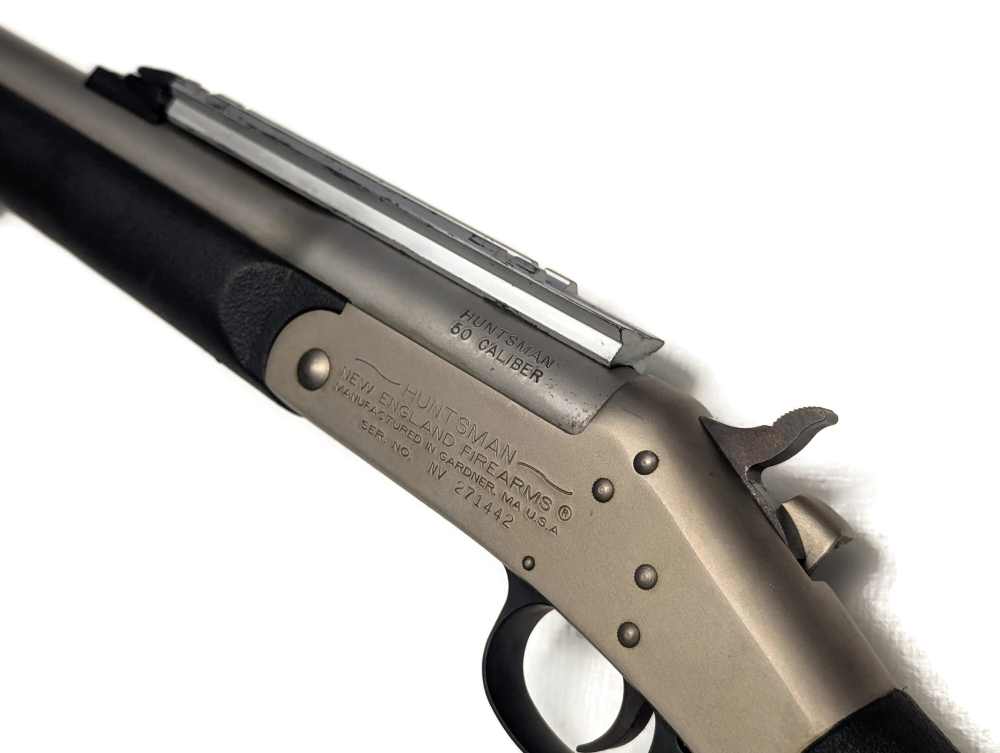 NEF Huntsman Muzzleloader, .50 Cal Stainless/Nickel w/ Accessories-img-13