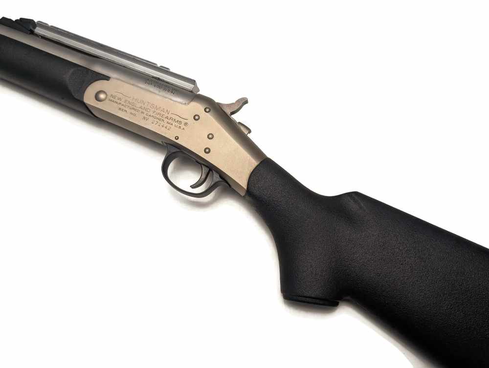 NEF Huntsman Muzzleloader, .50 Cal Stainless/Nickel w/ Accessories-img-2