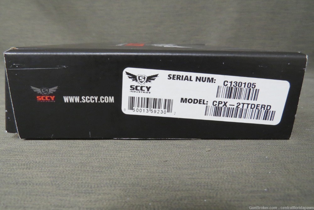 Sccy CPX-2TTDERD 9mm Pistol CPX-2 FDE Tan CT Red Dot-img-7