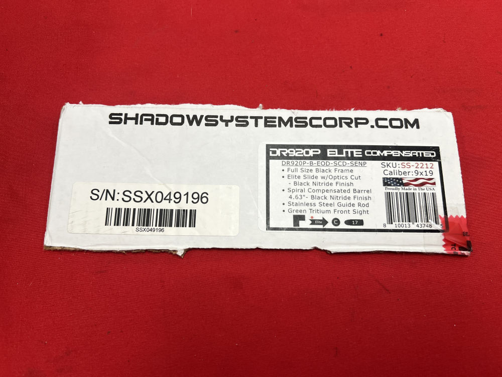 Shadow Systems DR920P Elite Comp in 9mm w/ Trijicon SRO 2.5 MOA-img-1