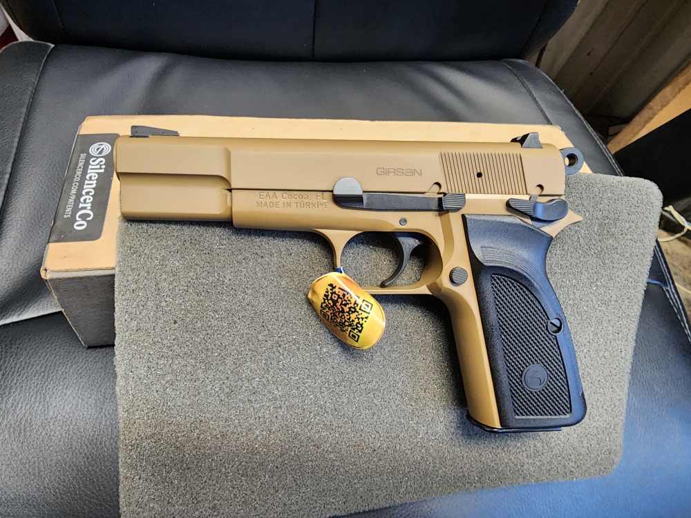 PICS! NEW EAA GIRSAN MC P35 9 MM 4.8" 15+1 FDE TAN NIB 390460 SAO-img-7