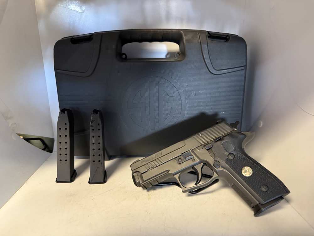 Like New! Sig Sauer P229 Legion 9mm. 3.9 Inch Barrel. 3, 15 Round Mags -img-0