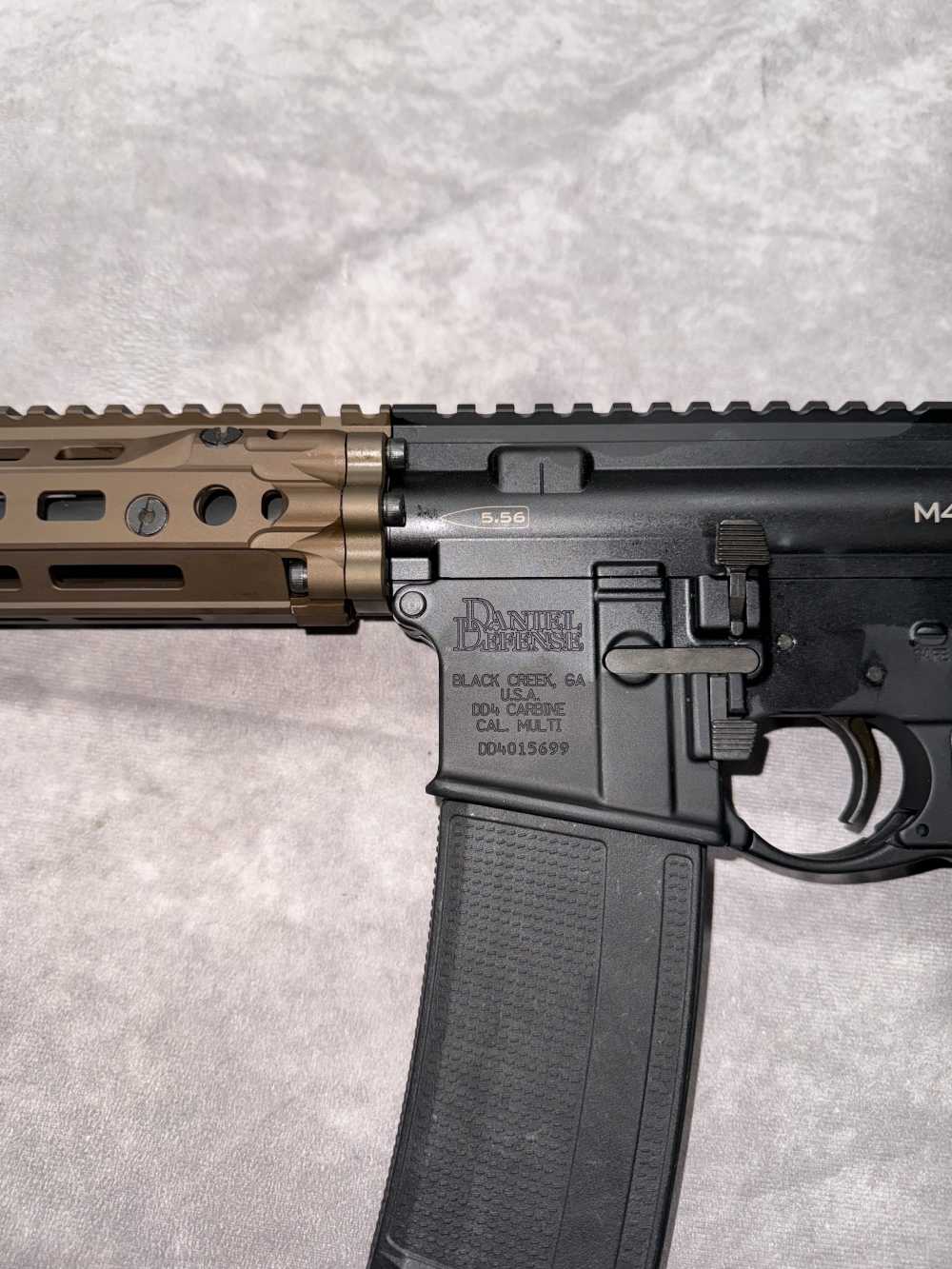 USED! DANIEL DEFENSE MODEL M4A1 RIII 14.5” P&W 5.56 $.01 PENNY -img-7
