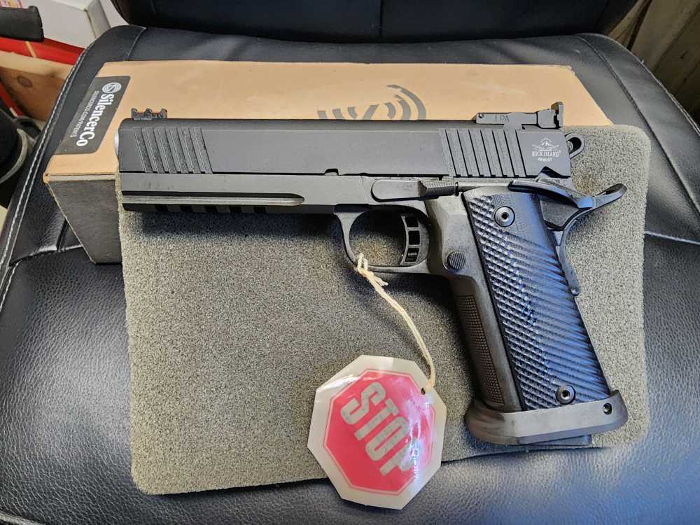 PICS! NEW ROCK ISLAND PRO ULTRA MATCH 1911 5" 9 MM A2 FS 56645 8 TACT M1911-img-7