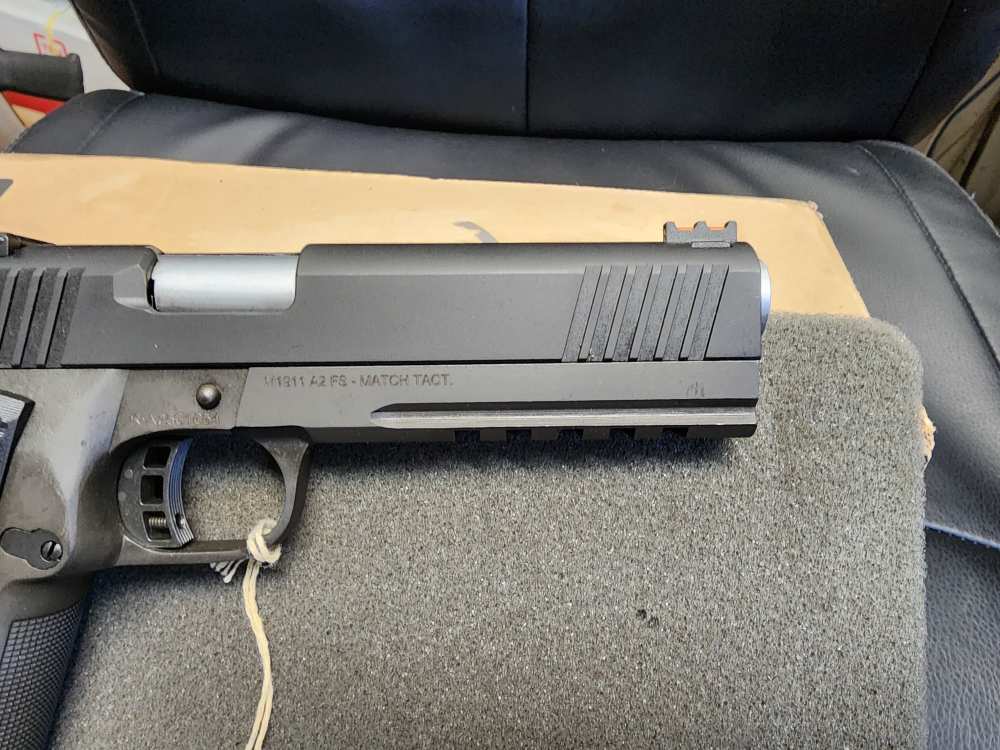 PICS! NEW ROCK ISLAND PRO ULTRA MATCH 1911 5" 9 MM A2 FS 56645 8 TACT M1911-img-5