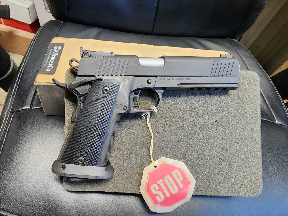 PICS! NEW ROCK ISLAND PRO ULTRA MATCH 1911 5" 9 MM A2 FS 56645 8 TACT M1911-img-0