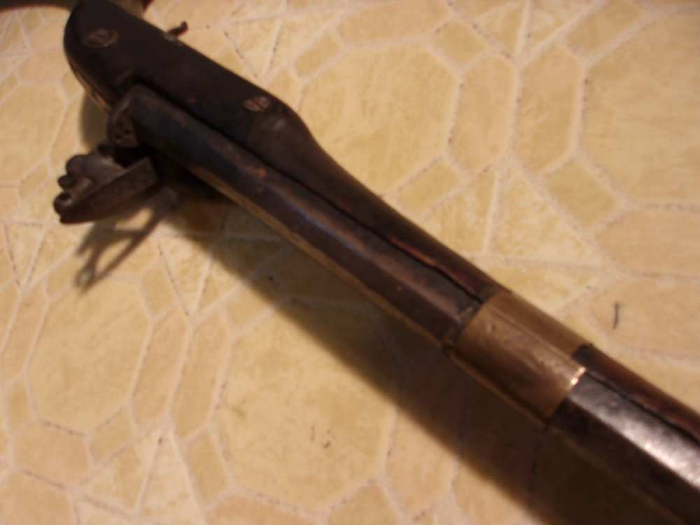 Antique Curved Stock Flintlock-img-9