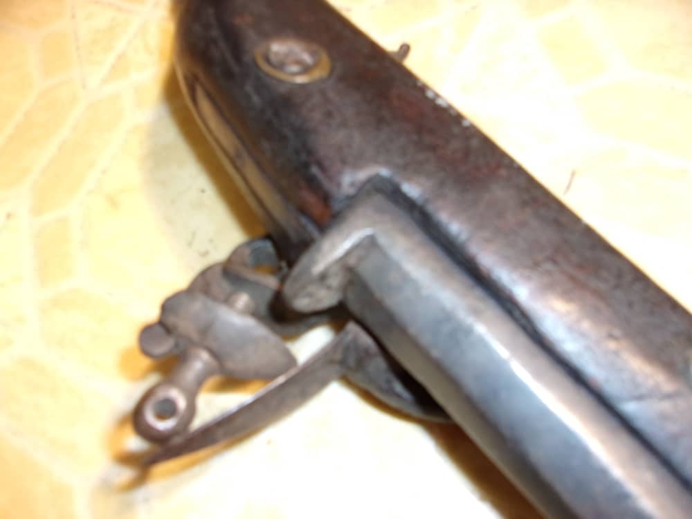 Antique Curved Stock Flintlock-img-10