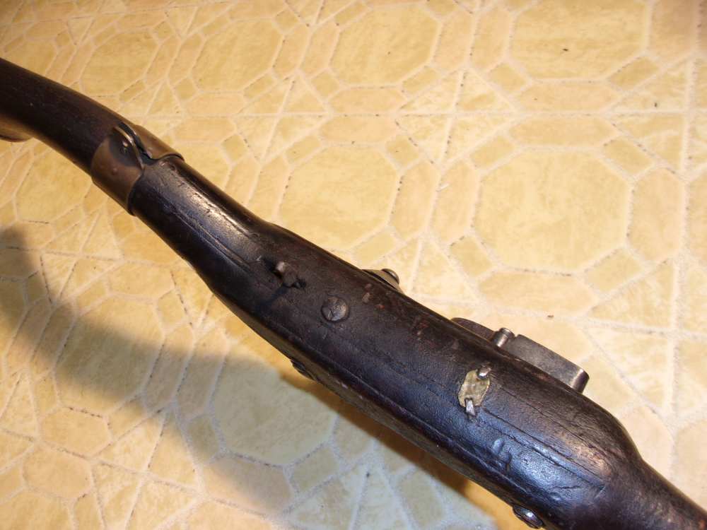 Antique Curved Stock Flintlock-img-12