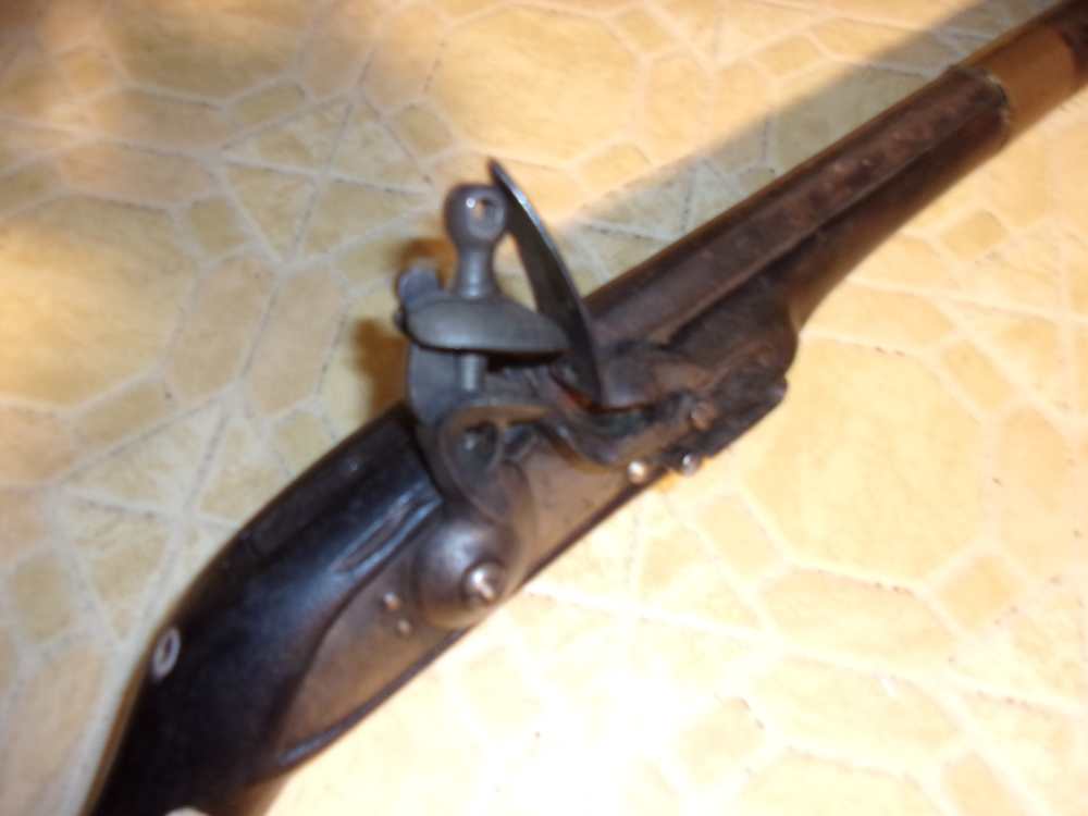 Antique Curved Stock Flintlock-img-3