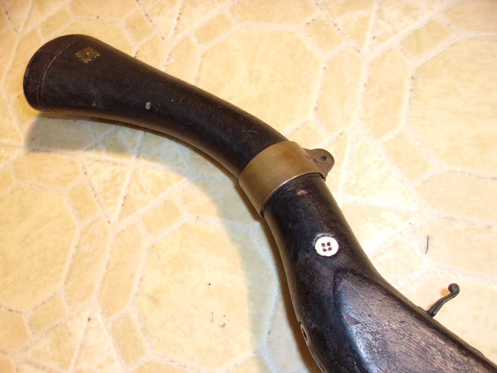Antique Curved Stock Flintlock-img-11