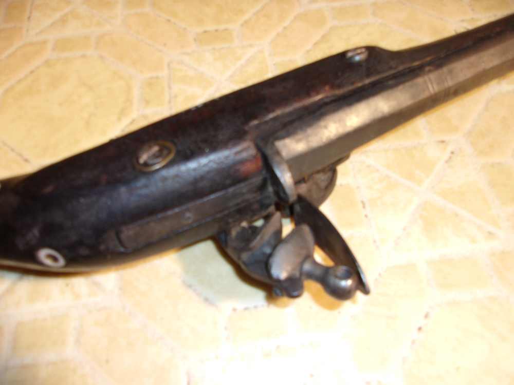 Antique Curved Stock Flintlock-img-13