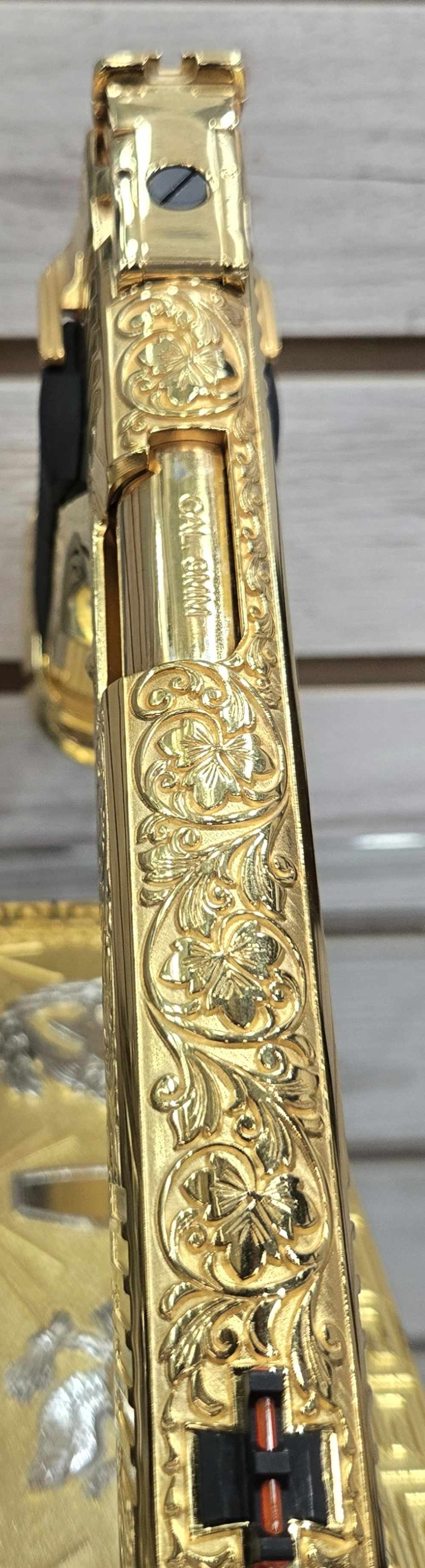 ROCK ISLAND M1911ULTRA MATCH, 24K GOLD PLATED & ENGRAVED-img-4