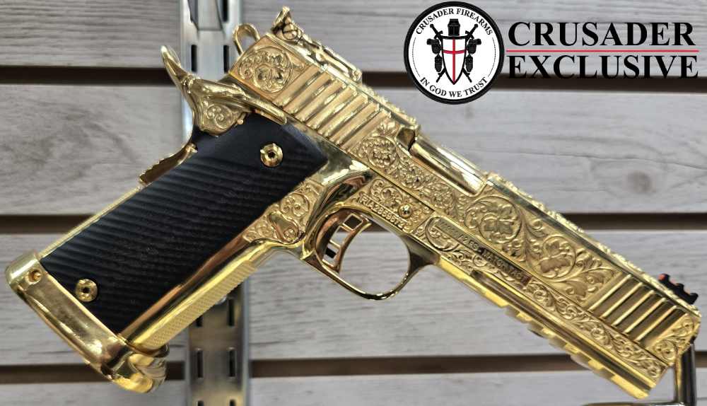 ROCK ISLAND M1911ULTRA MATCH, 24K GOLD PLATED & ENGRAVED-img-5