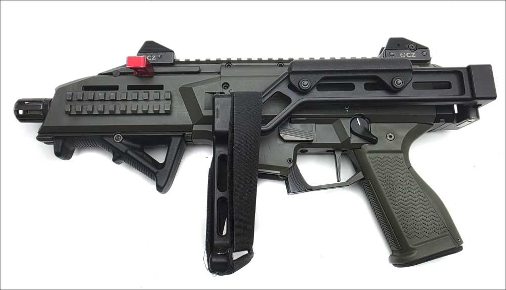 CZ Scorpion EVO 3 S1 9mm Semi Auto Pistol W/ THREADED 7.72" Barrell Xtras-img-14