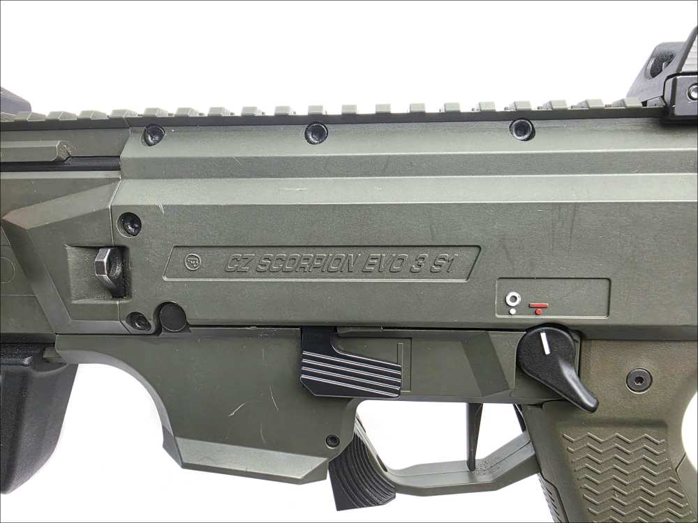 CZ Scorpion EVO 3 S1 9mm Semi Auto Pistol W/ THREADED 7.72" Barrell Xtras-img-2