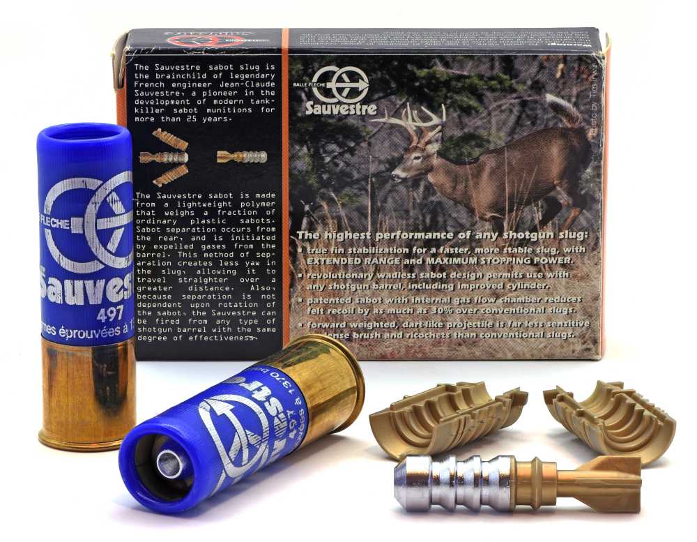 Rare Sauvestre 12 GA  3" Slugs – High Penetration Collectible Ammo-img-0