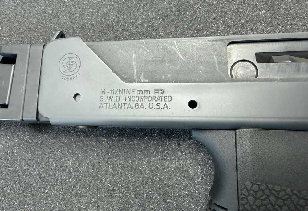 Cobray M11/9 Transferable Machine Gun - Like New-img-1
