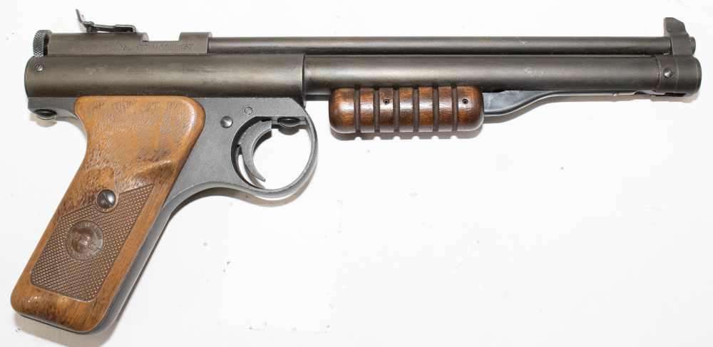 Benjamin Franklin 137 Pneumatic Pistol .177 Pellet MFG 1946-85 Matte Black-img-0