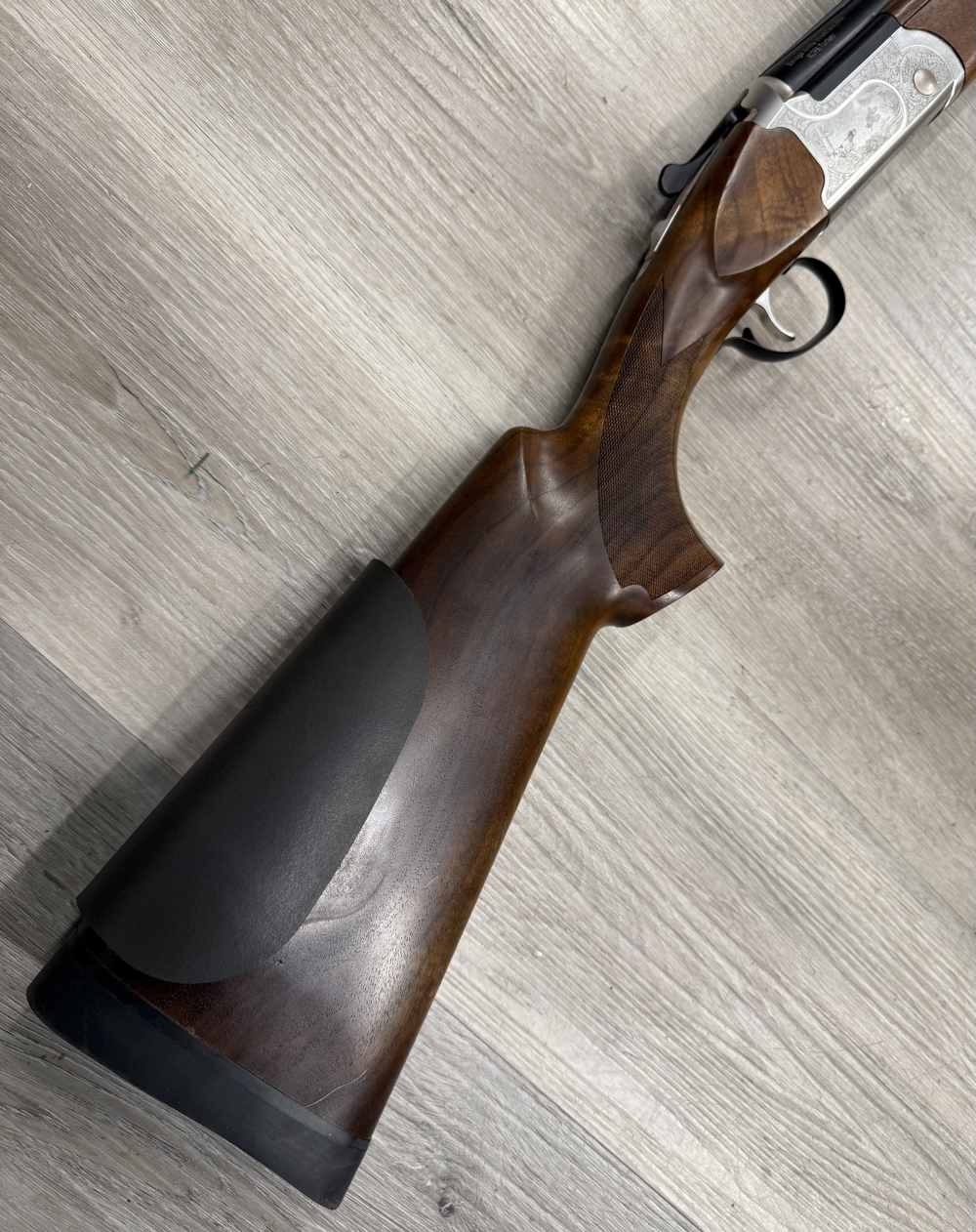 Savage Arms Stevens 555 Over/Under 12GA Shotgun w/ Special Etching On Sale-img-1