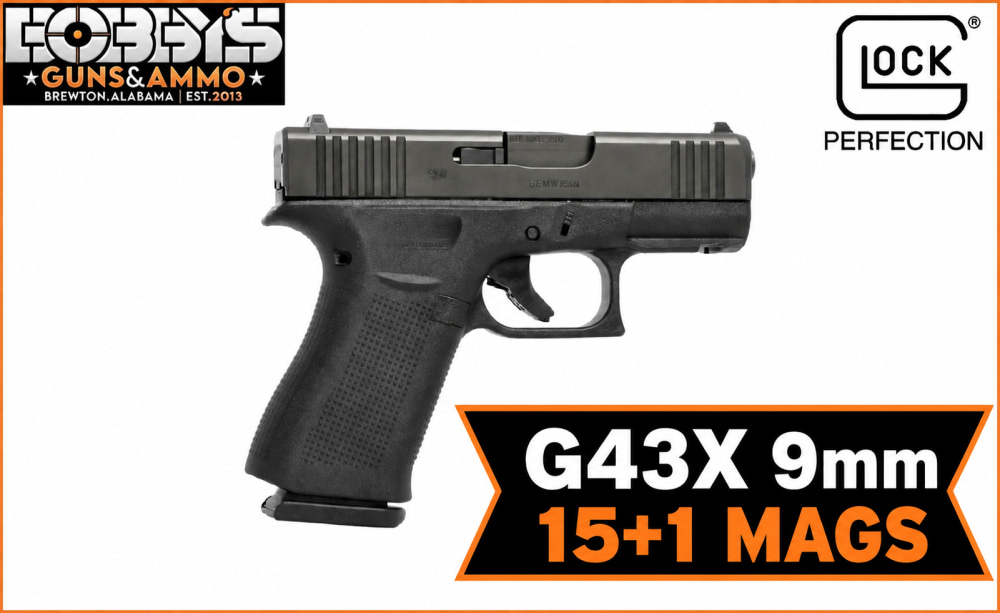 Glock PX4350203FR G43X 9mm Luger 15+1 3.41"-img-0