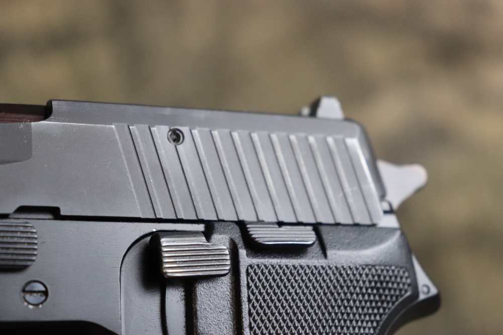 Solothurn Swiss Police Sig P225 9mm semi auto 3.75" 2 mags penny start-img-9