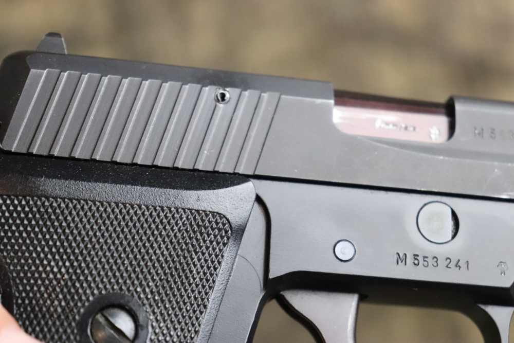 Solothurn Swiss Police Sig P225 9mm semi auto 3.75" 2 mags penny start-img-21