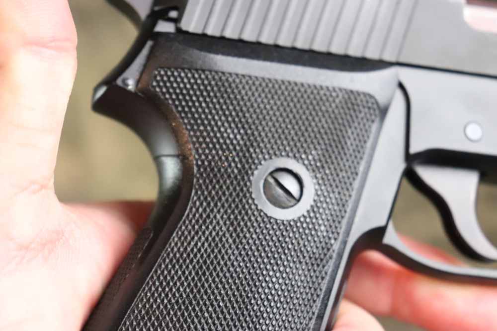 Solothurn Swiss Police Sig P225 9mm semi auto 3.75" 2 mags penny start-img-23