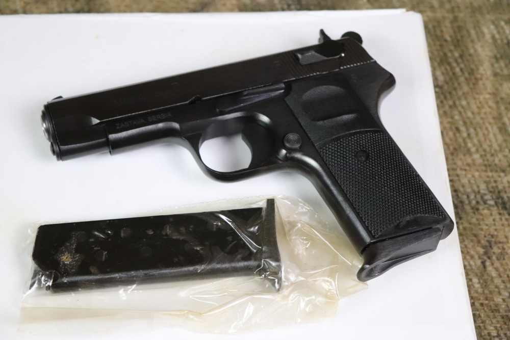 Zastava M88 9mm semi auto 3 3/4" 2 mags LNIB penny start-img-22