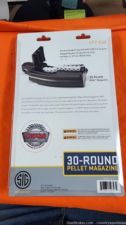 Lot of 8 - Sig Sauer 30-rd Magazines .177 MCX MPX AMRC-177-30-img-1