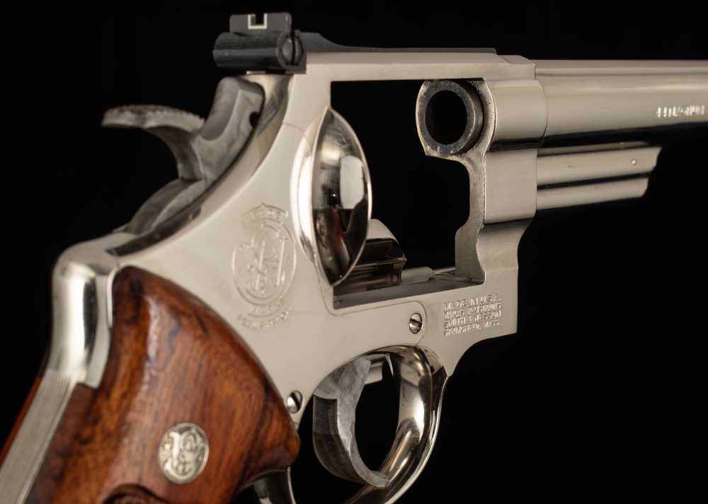 Smith & Wesson Model 29-3 .44MAG – c1985, 8 3/8”, NICKEL, 98%, MIRROR BORE-img-13