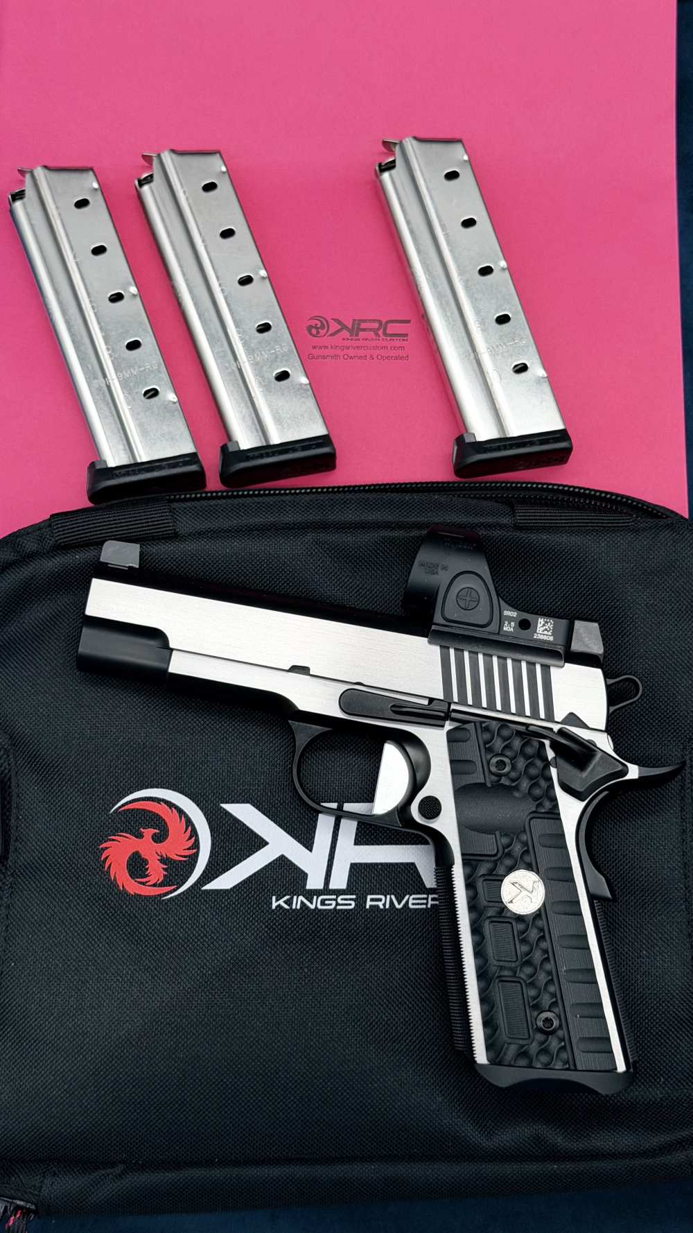 Kings River Custom KRC 1911 Phoenix Carry Gun PCG 9mm 4.25" SRO LAYAWAY-img-4