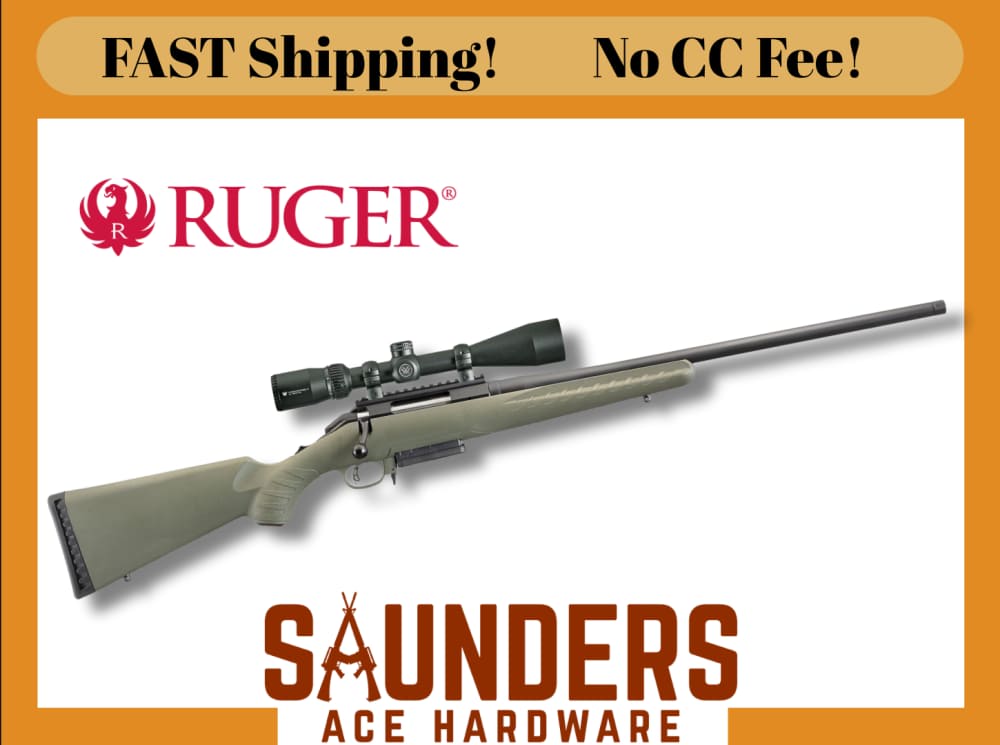 RUGER AMERICAN Bolt Action Rifle + Vortex Crossfire II Scope 6.5 Creedmoor -img-0