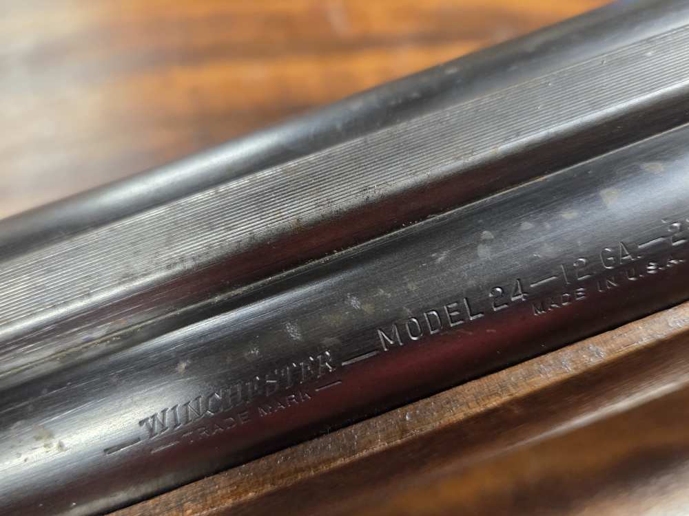 Winchester Model 24 Boxlock Double Trigger SxS 12ga 28" 1951 Prod. C&R OK-img-43