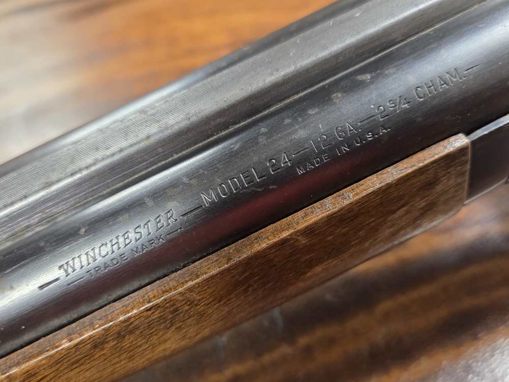 Winchester Model 24 Boxlock Double Trigger SxS 12ga 28" 1951 Prod. C&R OK-img-42