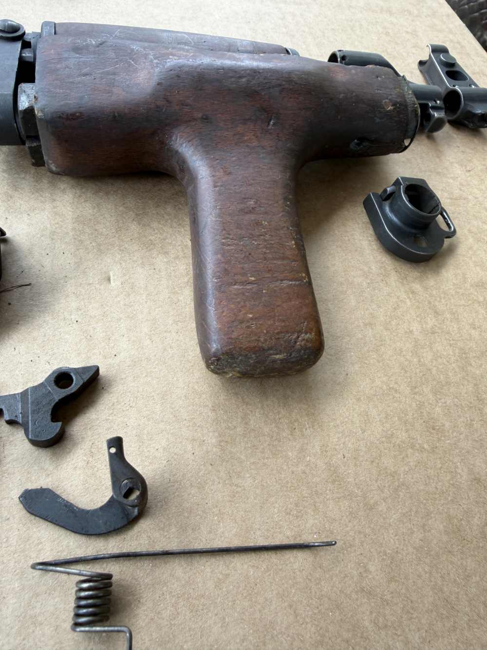 WOW! RARE! DONG PALM SWELL MATCHING 1985 ROMANIA AKM PARTS KIT 7.62x39 AK47-img-10
