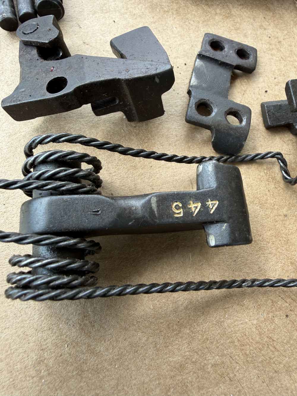 WOW! RARE! DONG PALM SWELL MATCHING 1985 ROMANIA AKM PARTS KIT 7.62x39 AK47-img-8