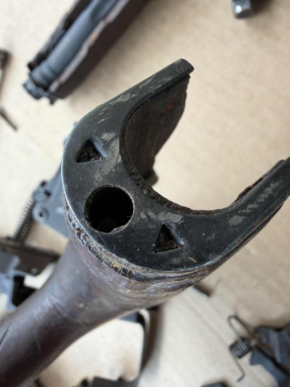 WOW! RARE! DONG PALM SWELL MATCHING 1985 ROMANIA AKM PARTS KIT 7.62x39 AK47-img-50