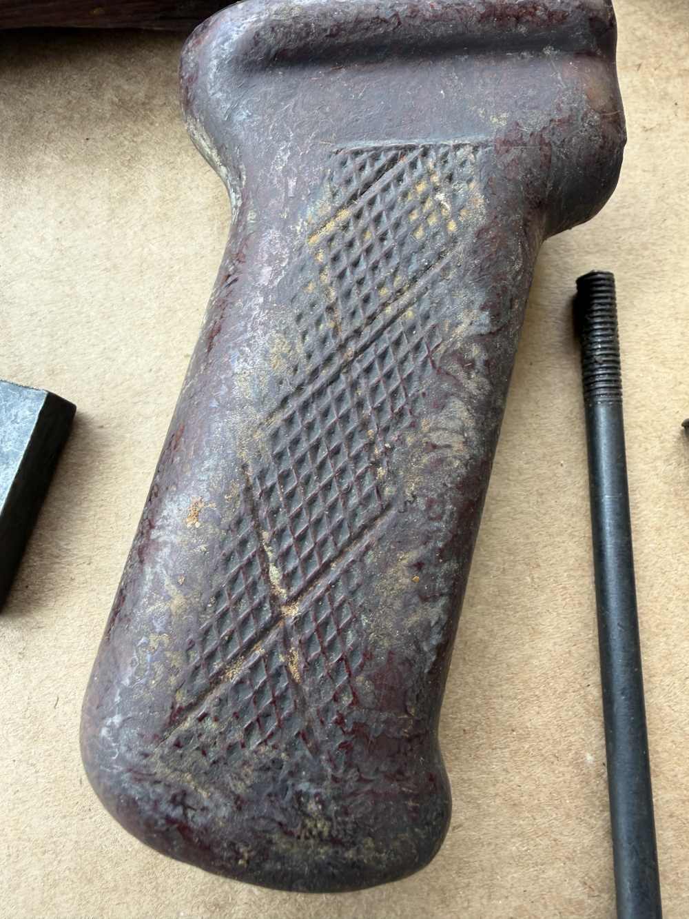 WOW! RARE! DONG PALM SWELL MATCHING 1985 ROMANIA AKM PARTS KIT 7.62x39 AK47-img-5