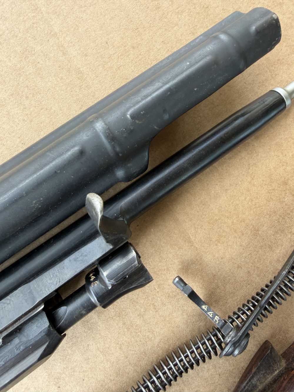 WOW! RARE! DONG PALM SWELL MATCHING 1985 ROMANIA AKM PARTS KIT 7.62x39 AK47-img-31