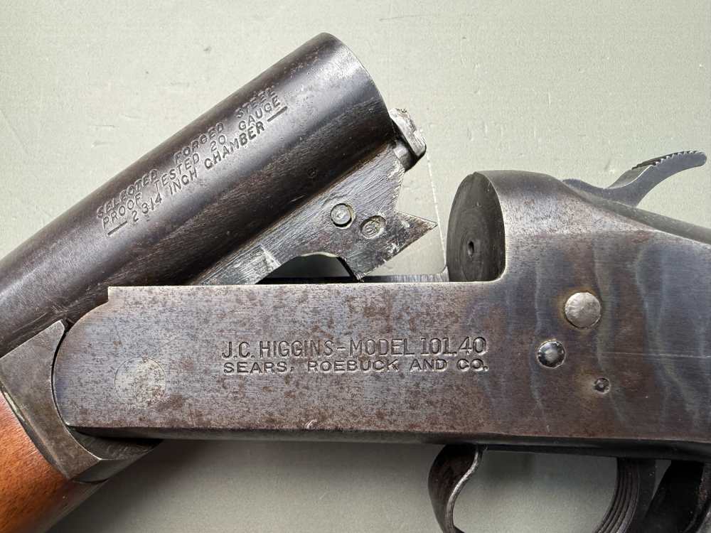 J.C. Higgins Model 101.40 20 Gauge Single Shot Shotgun – 2 3/4” Chamber-img-13