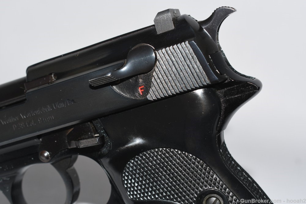 Nice Interarms Walther P-38 P38 Semi Pistol 9mm W Presentation Case 1969-img-16