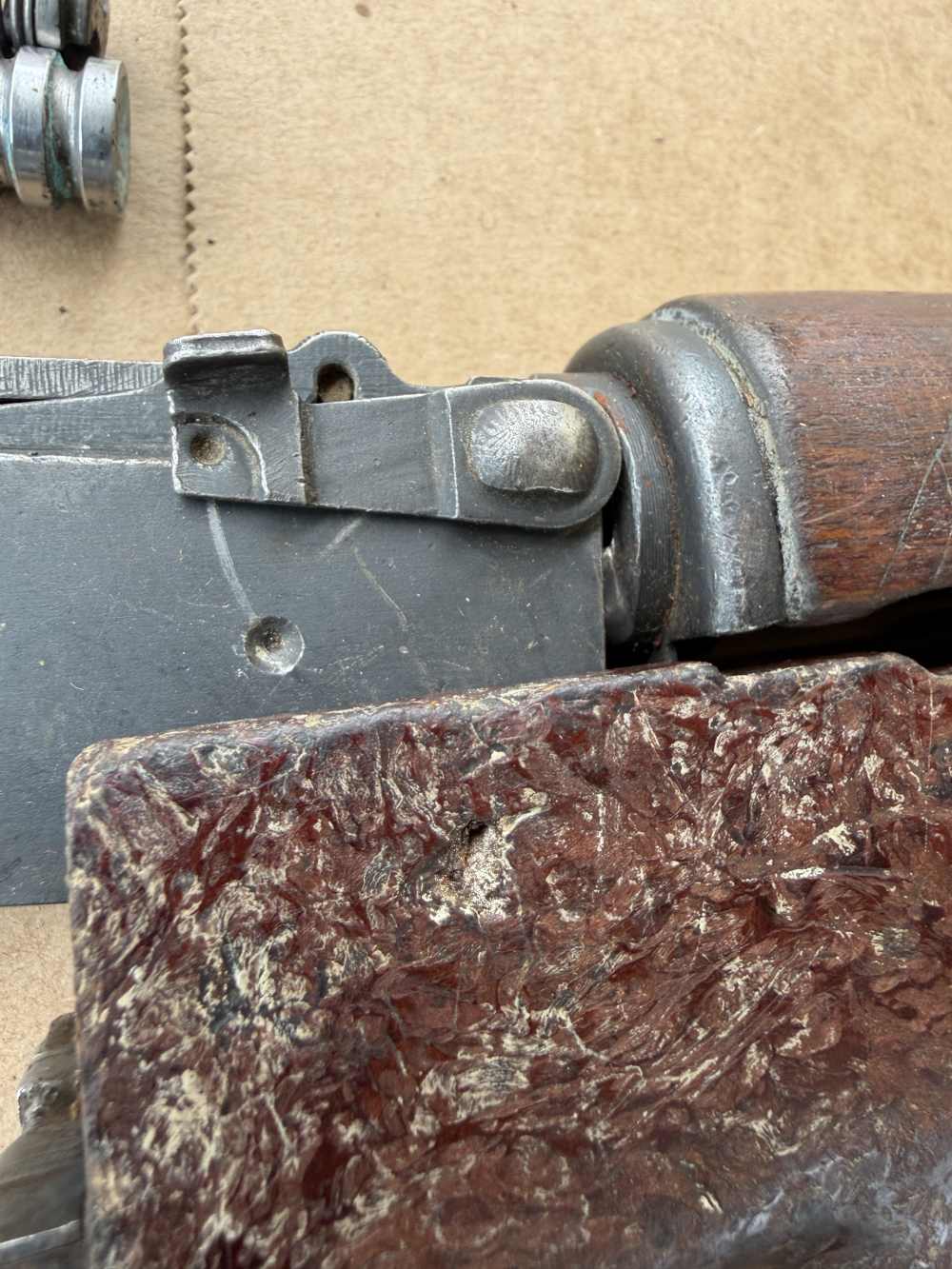 WOW! RARE! BAKELITE DONG ROMANIA BATTLEFIELD AK47 PARTS KIT 7.62 MATCHING-img-14