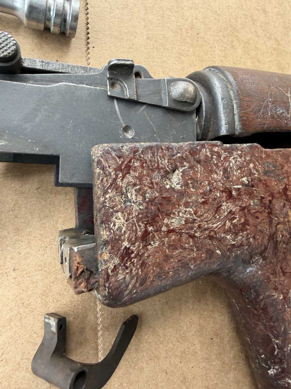 WOW! RARE! BAKELITE DONG ROMANIA BATTLEFIELD AK47 PARTS KIT 7.62 MATCHING-img-13